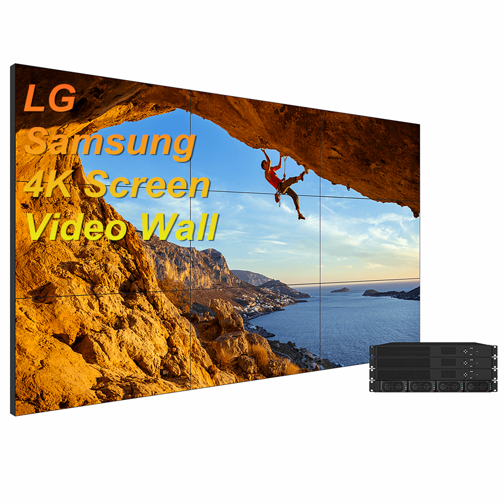 Videowall Panel Tv 55 Inch Big 4K Video Wall Monitor Screen Lcd Digital Signage Advertising Media Player Digital Display Boards