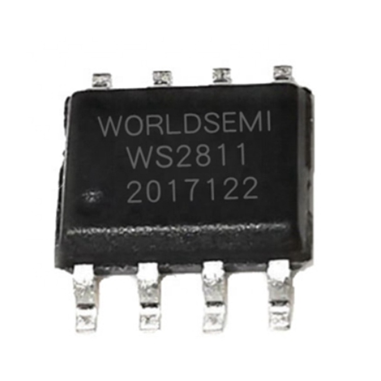 Addressable WS2811 IC Chip SMD SOP-8 Constant Current LED Driver Three Channel Worldsemi WS 2811 PLCC-8 SOP8 for RGB Strip Light