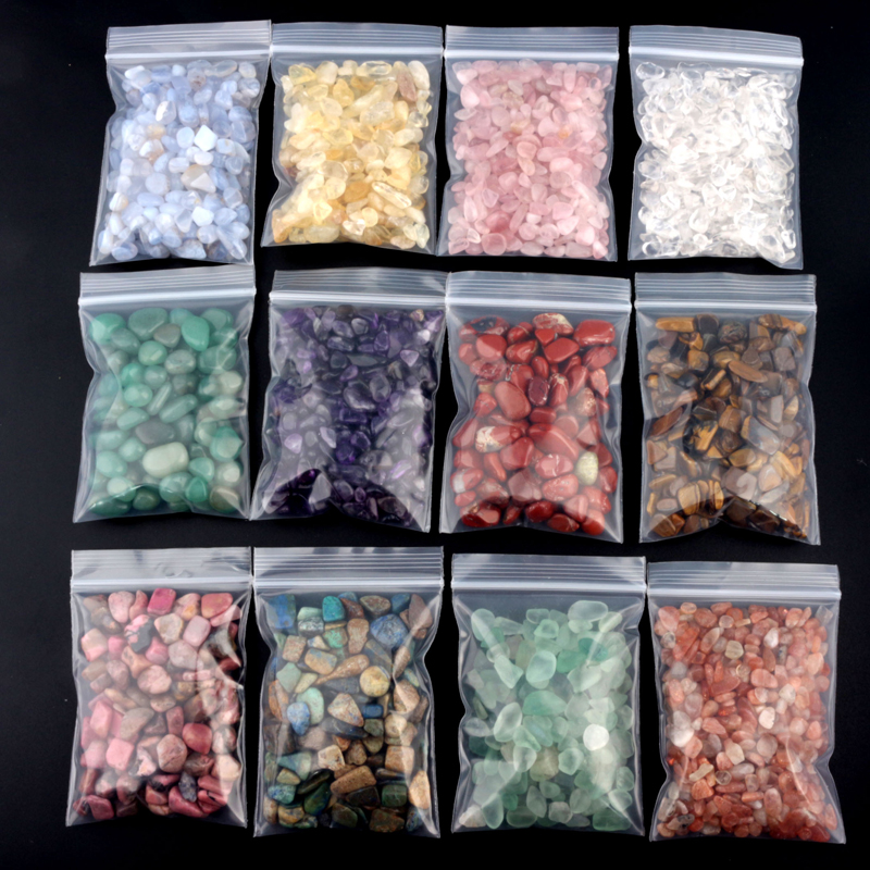 Wholesale high quality gemstone chips 100g  bag of crystal gravel