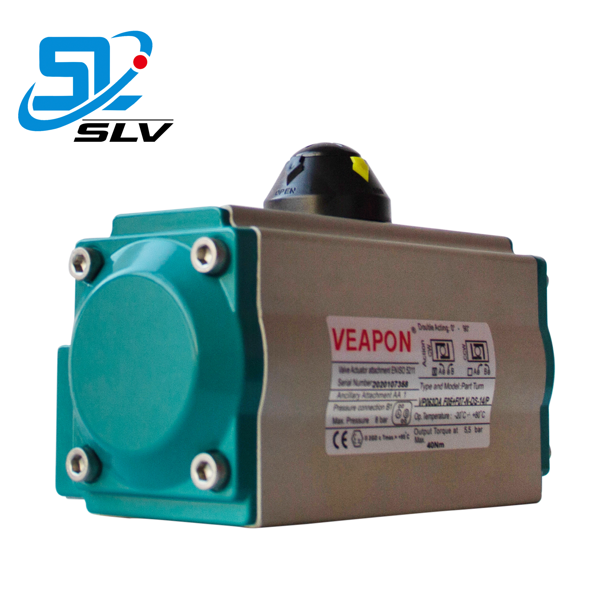 VP125DA Remote Control Pneumatic Actuator For dn100 Stainless Steel Ball Valve