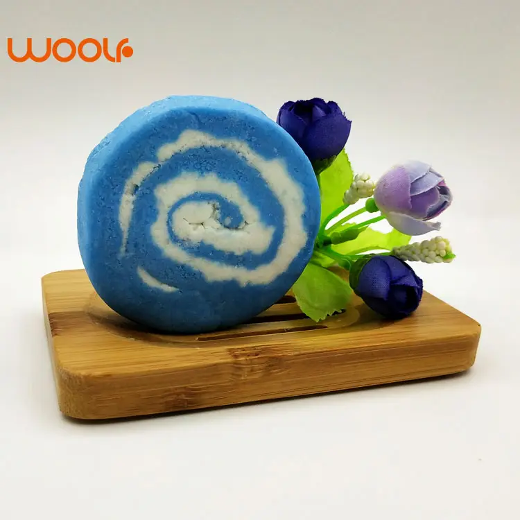 Customized Packing Box Natural Colorful Bubble Bar Reusable Handmade With Essential Oil Bubble Bath Soap