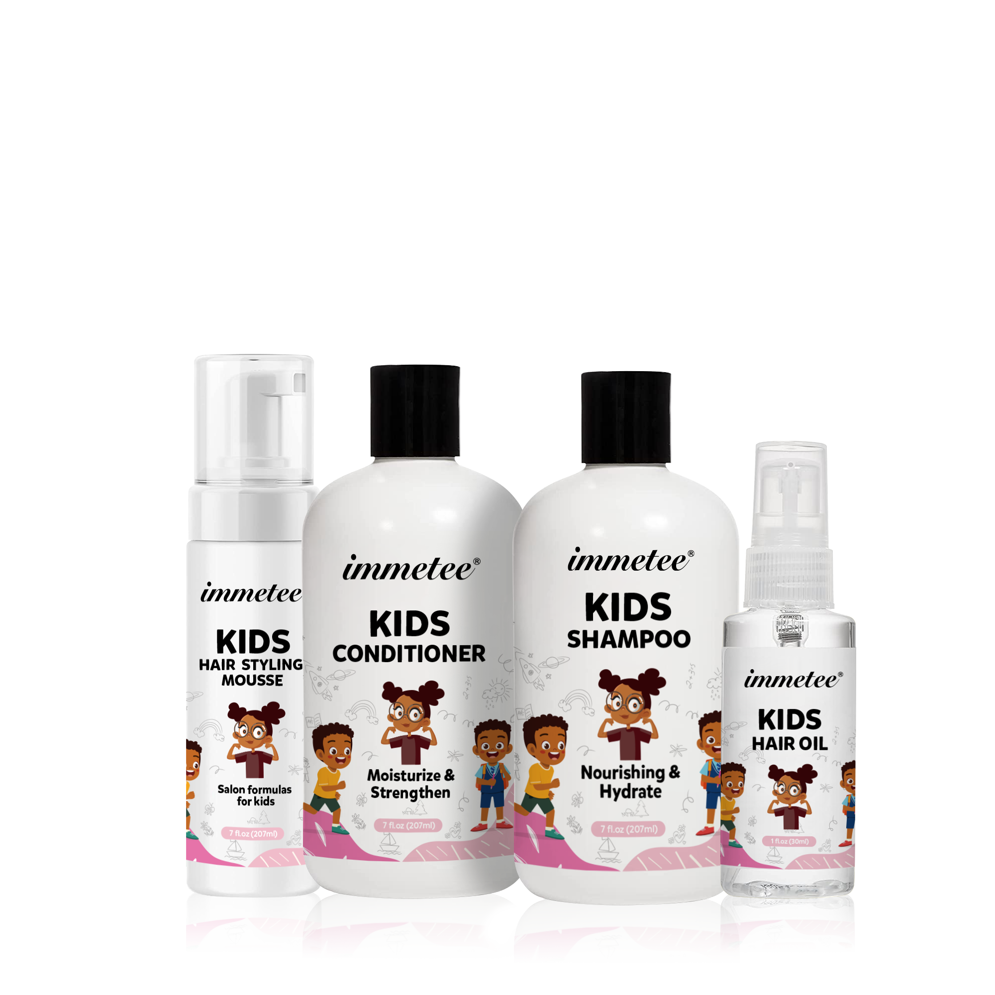 OEM/ODM Kid Hair Growth Oil Organic Nourishing Scalp Massage Oil Hair Care Set Shampoo And Conditioner for kids