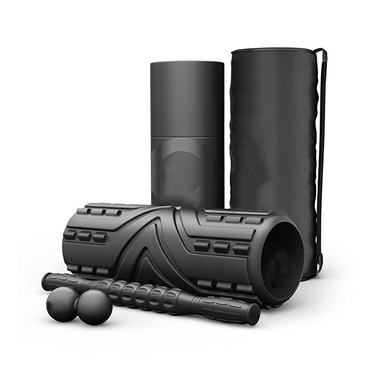 Adjustable foldable column grid massage foam roller for muscles