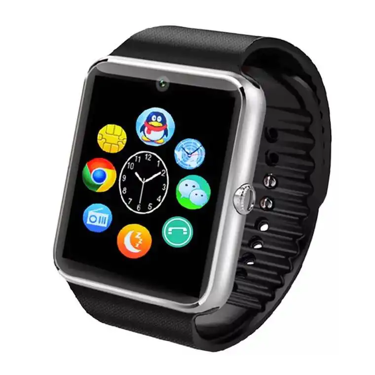 Smart watch GT08 clock sync notifier support SIM TF card connectivity Android Phone reloj inteligente smart watch