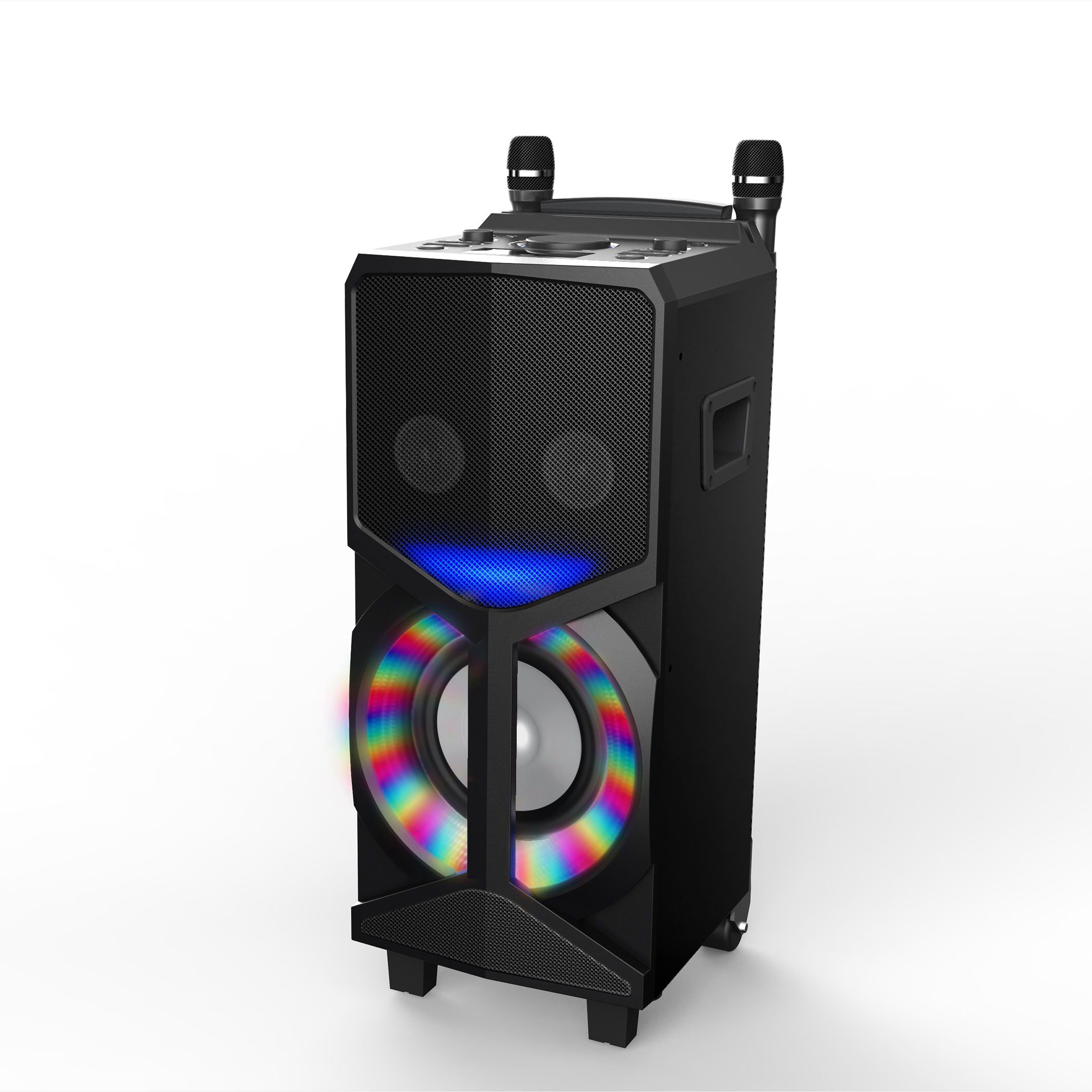 Колонки bt Nature boombox, беспроводные колонки для диджея, караоке, колонки с освещением для дискотеки