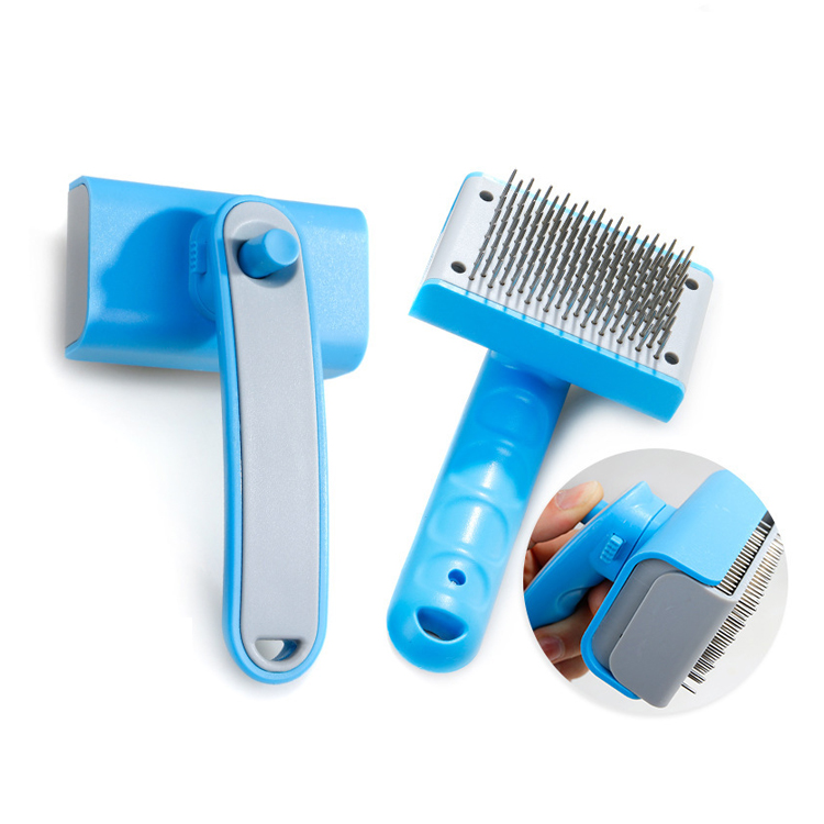 Amazon hot selling cat dog hair brush pet grooming brush pet hair removel comb
