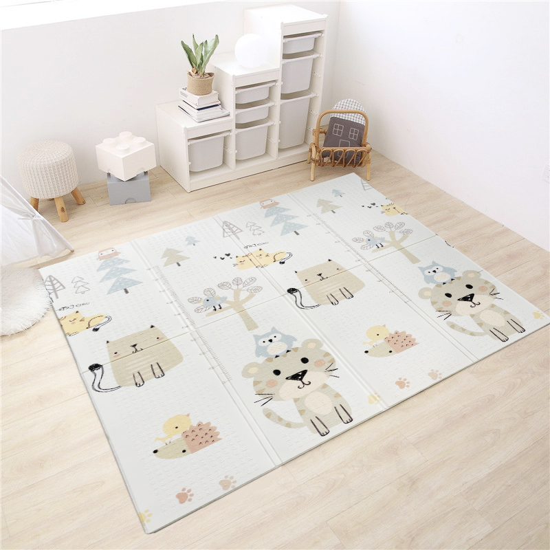 2021 Nordic Portable Soft Baby Games Folding Foam XPE Carpet Gym Baby Play Mat