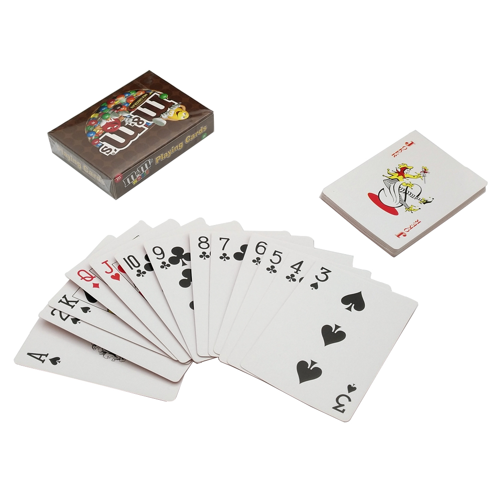 Customized logo printed poker paper playing card
