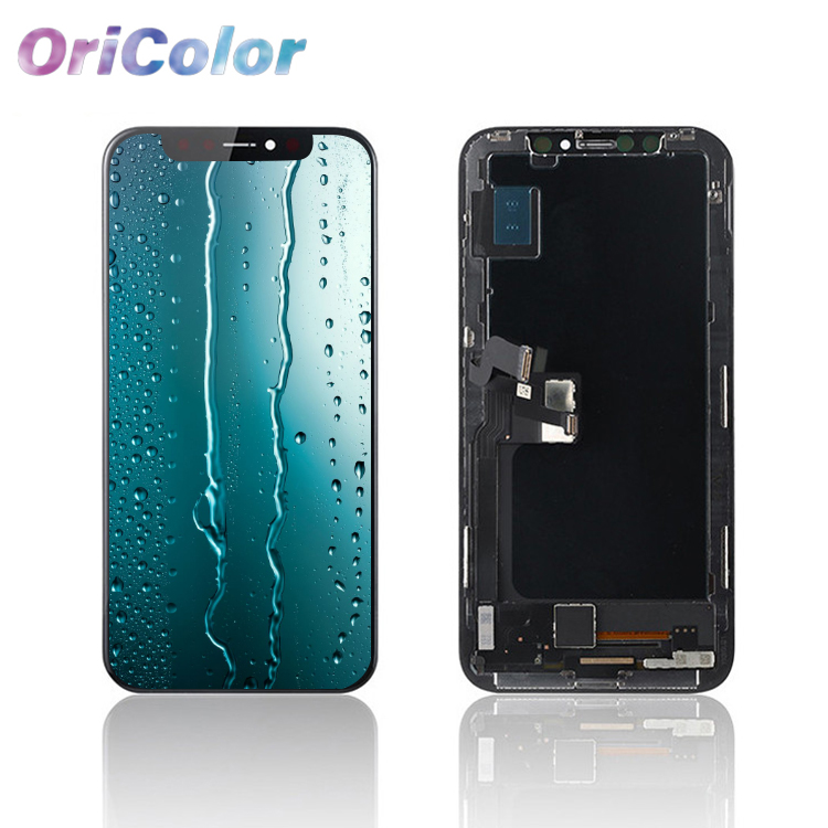 ЖК-дисплей Oricolor OLED для iPhone X, запасной сенсорный экран с дигитайзером, мягкий жесткий OLED экран для ремонта мобильных телефонов iphone