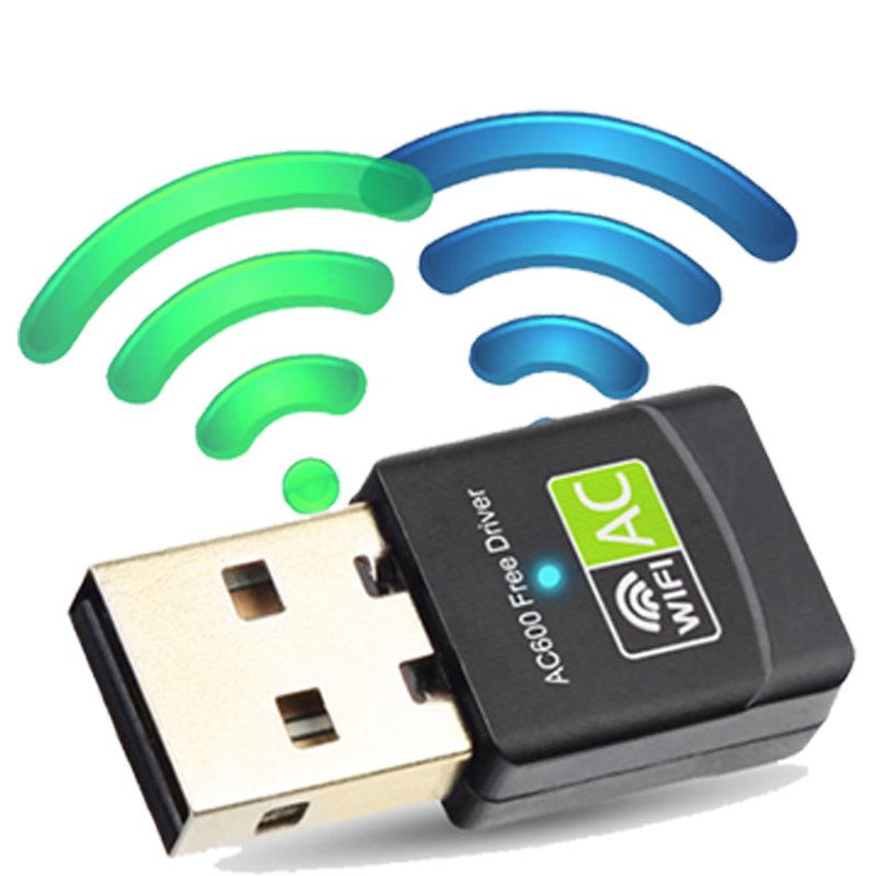 Usb Wi-Fi адаптер 802.11n/g/a/ac, 600 Мбит/с, 2,4/5 ГГц