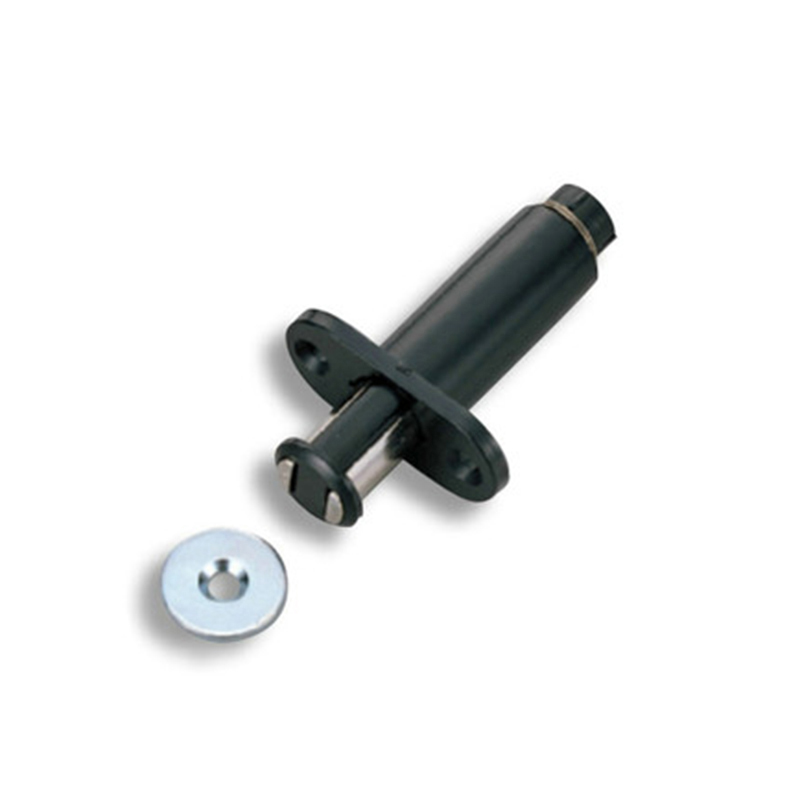 XK814-1 Black Door Stopper Magnetic Cabinet Catches Brackets Glass Clamps Door Closer For Kitchen Cupboard Furniture Hardware
