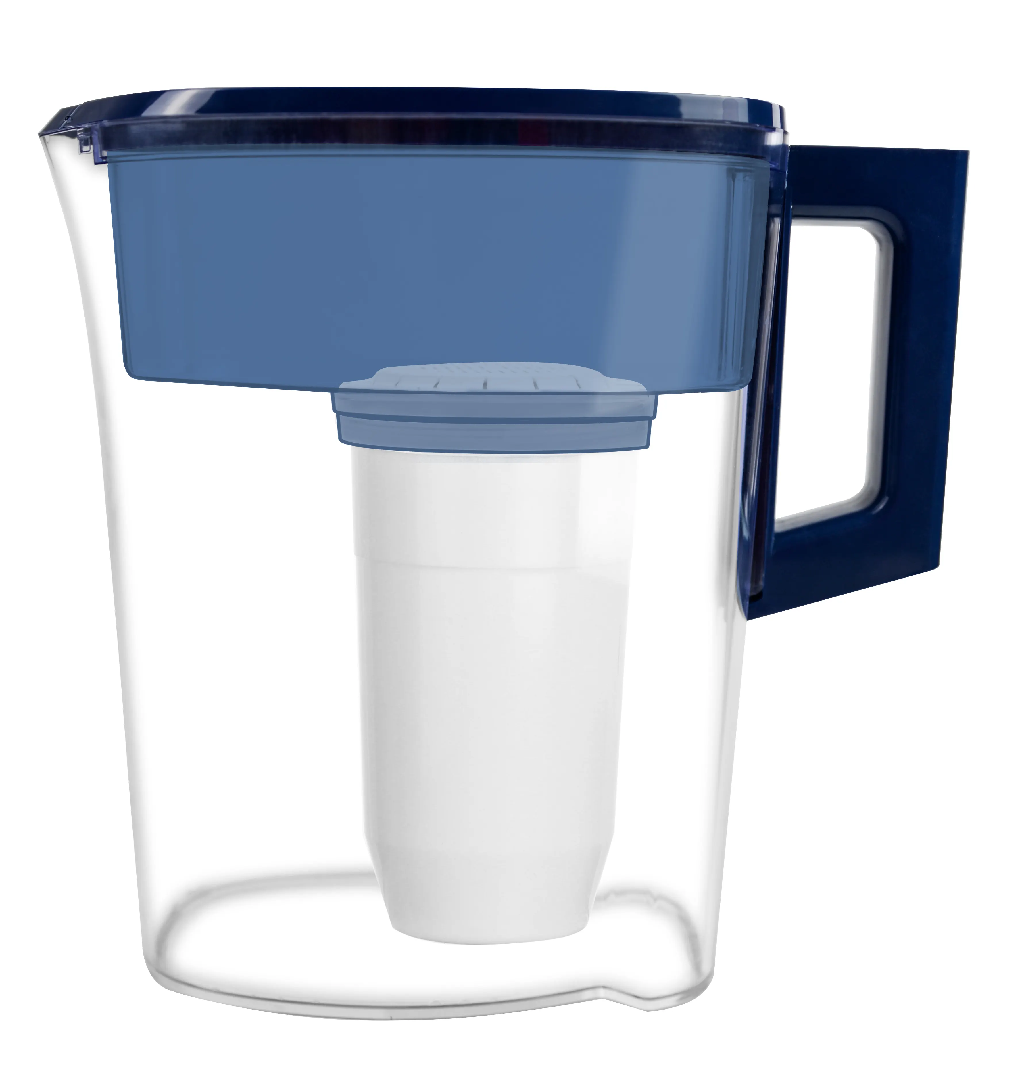 Water filter pitcher jug with 0 TDS 6-stage filtration water filter replacement filter cartridge