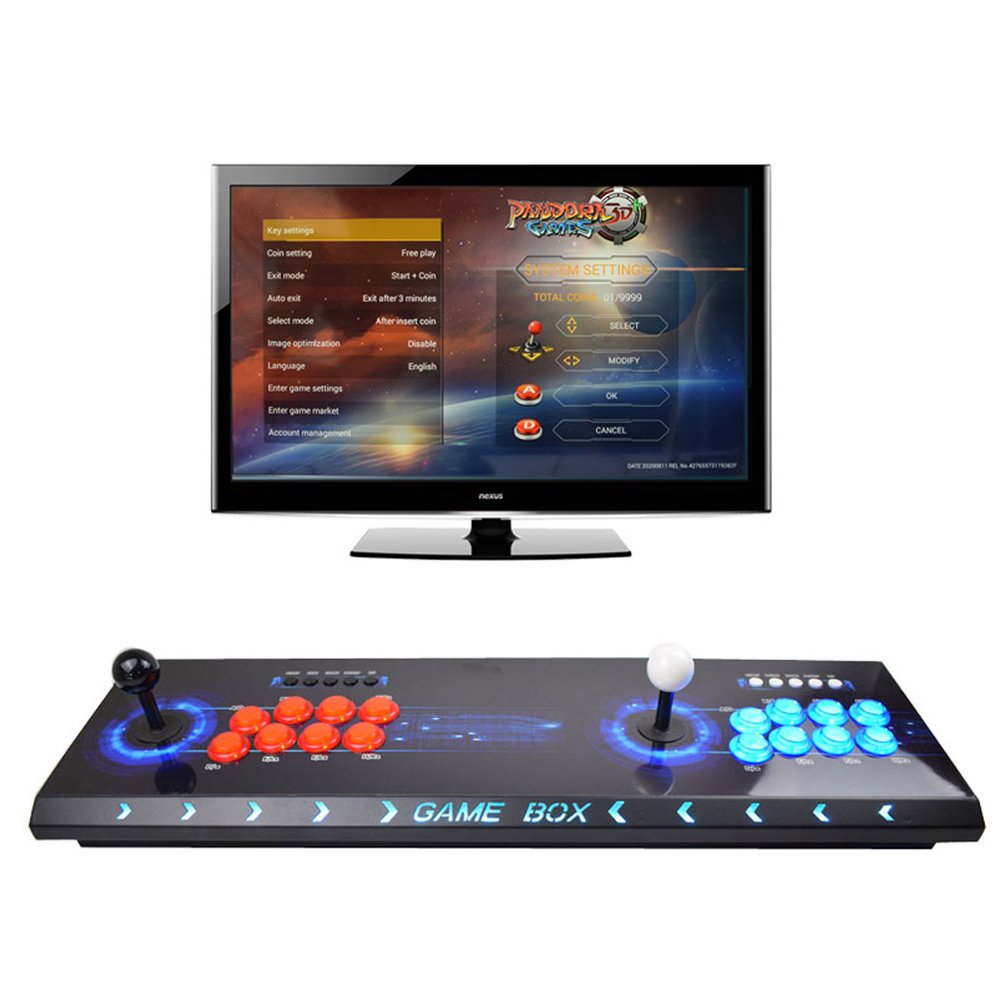 Family Professional classic video games 3D game console with multi games 8000 in 1 board