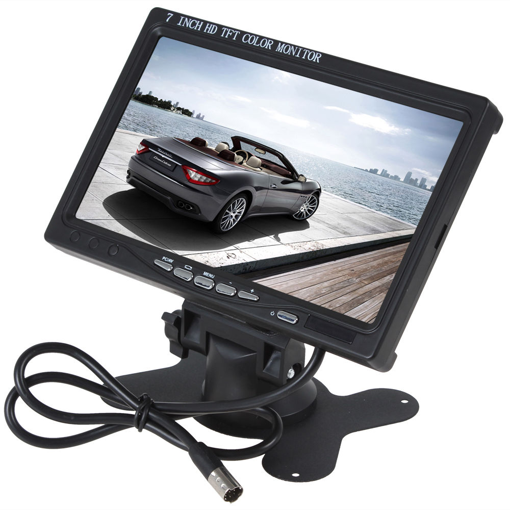 IPoster CCTV монитор безопасности 7 дюймов монитор ПК с AV HDMI VGA DC входом