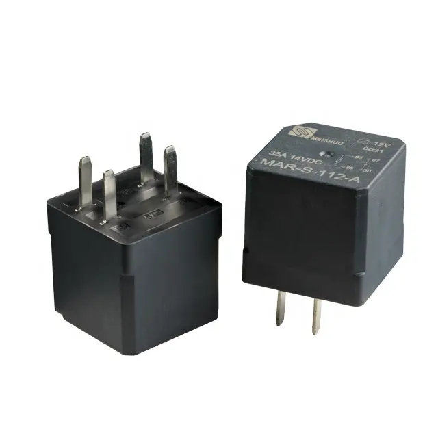 Meishuo MAR-S-112-A 40a 12v 4 pin automotive relay  Micro Electromagnetic Sugar cube Mini Power auto relay