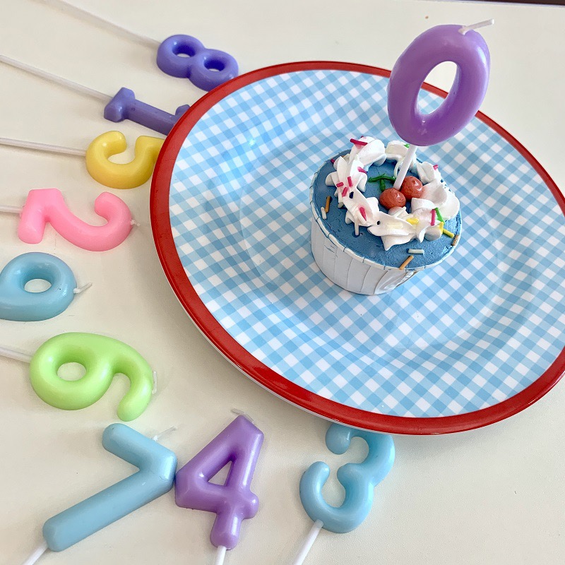 Hot Sell Happy Birthday Party Number Candle Kids Birthday Candles