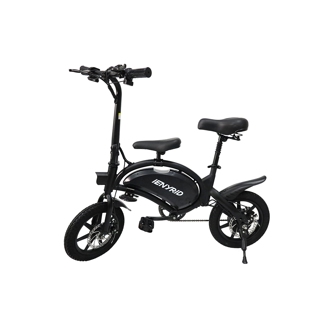UK Warehouse IENYRID Kirin B2 Mobility Electric Bicycle 48V 7.5Ah 14 inch Fat Tire Folding Electric Moped Bike for Adult Kids