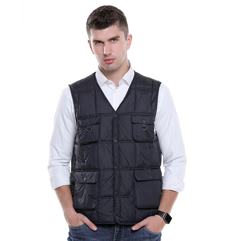 Winter Intelligent USB Powered Heated Vest Woolen Jacket Unisex