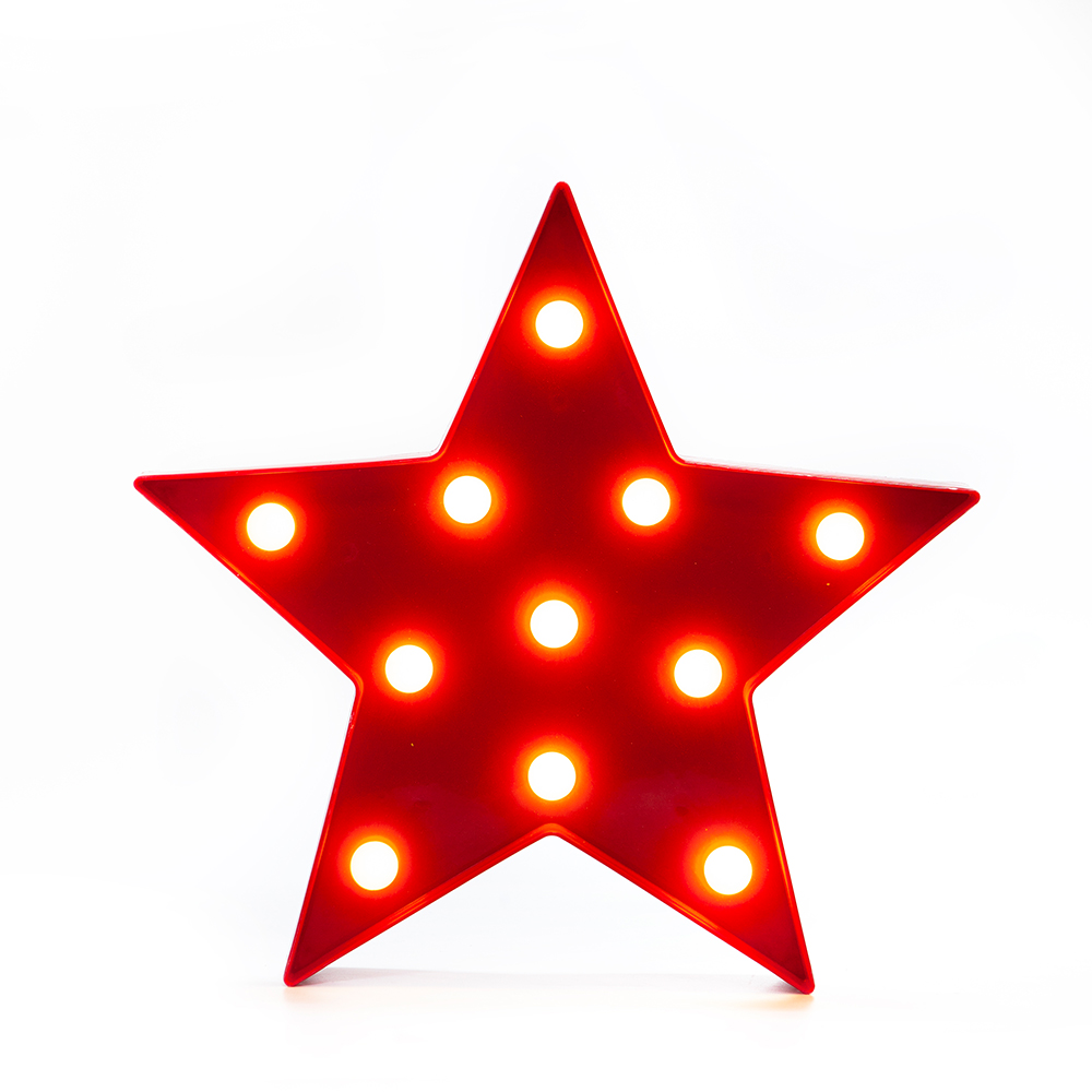 Домашний декор звезда ананас LED Marquee письмо свет