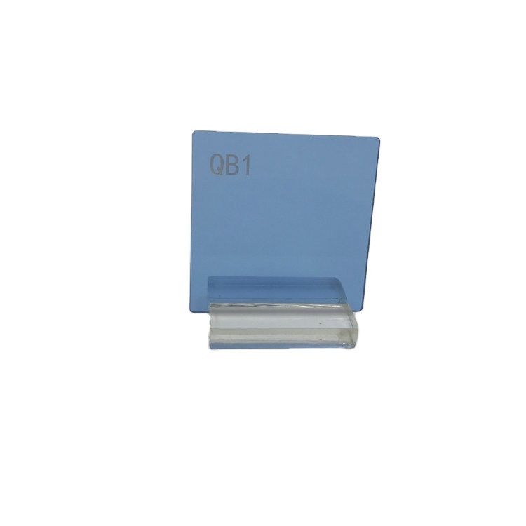 Manufacture Custom Optical Blue Filter Glass QB3 QB2 B-410 Window