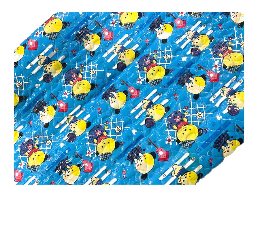new design more cartoon style PVC ultrasonic composite foam eco friendly nonwoven fabrics baby diaper pad