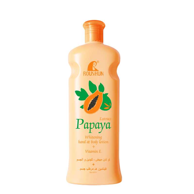 ROUSHUN Nourishing Skin Care body lotion whitening and moisturizing papaya body lotion