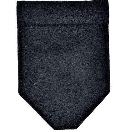 custom felt pocket square holder organizer with magnetic clip