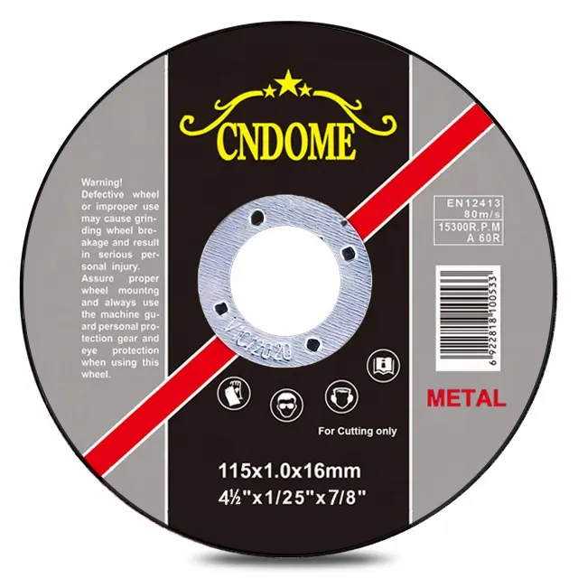 4.5inch Cut Off Wheel 4 1 2 Disco de corte metal cutting discs 115mm cutting disc for metal