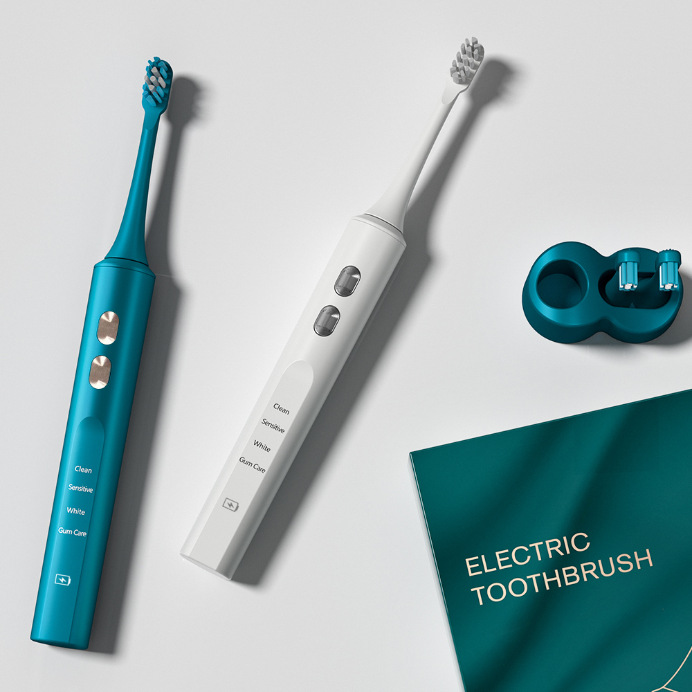 High quality oem private label custom logo 15 adult use spoundwave sonic tooth bursh one piece electric whitening toothbrush