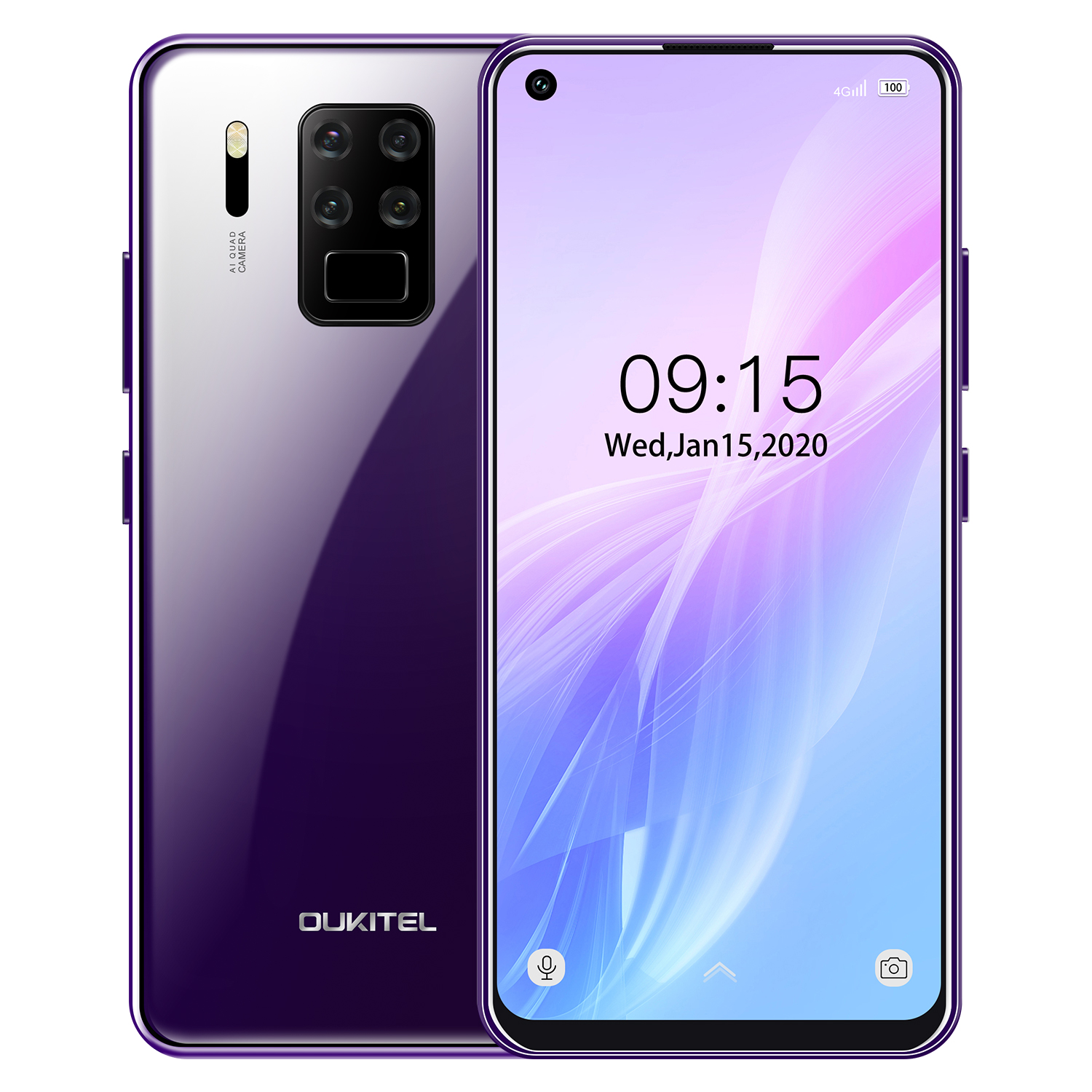 Смартфон OUKITEL C18 Pro на Android, восемь ядер, экран 6,55 дюйма, 4 Гб + 64 ГБ