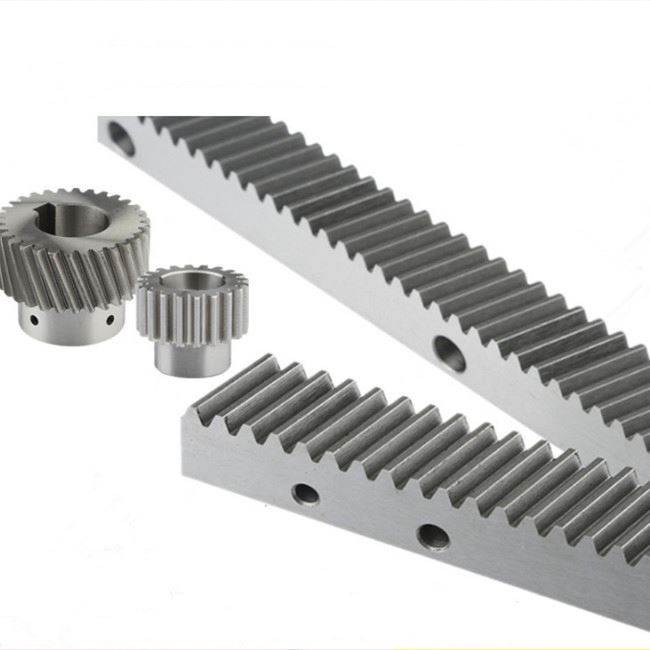 CNC machine parts Mod 1.5 670mm 1400mm Spur Helical Gear Rack and Pinion