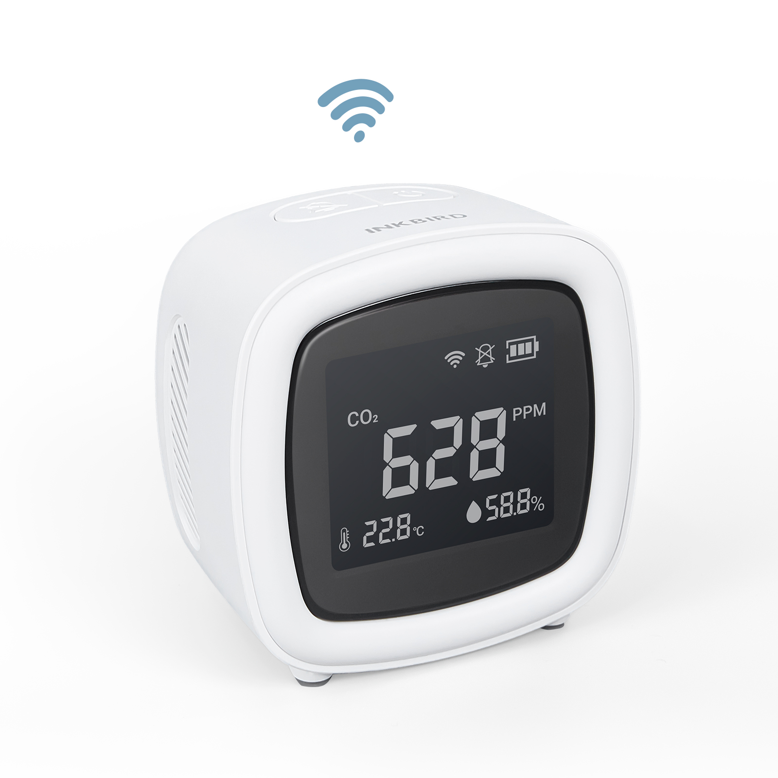 INKBIRD Wi-Fi IAQM-068 3-в-1 мониторинга качества воздуха в помещении CO2 температуры и влажности детектор для дома, теплицы, растут палатки