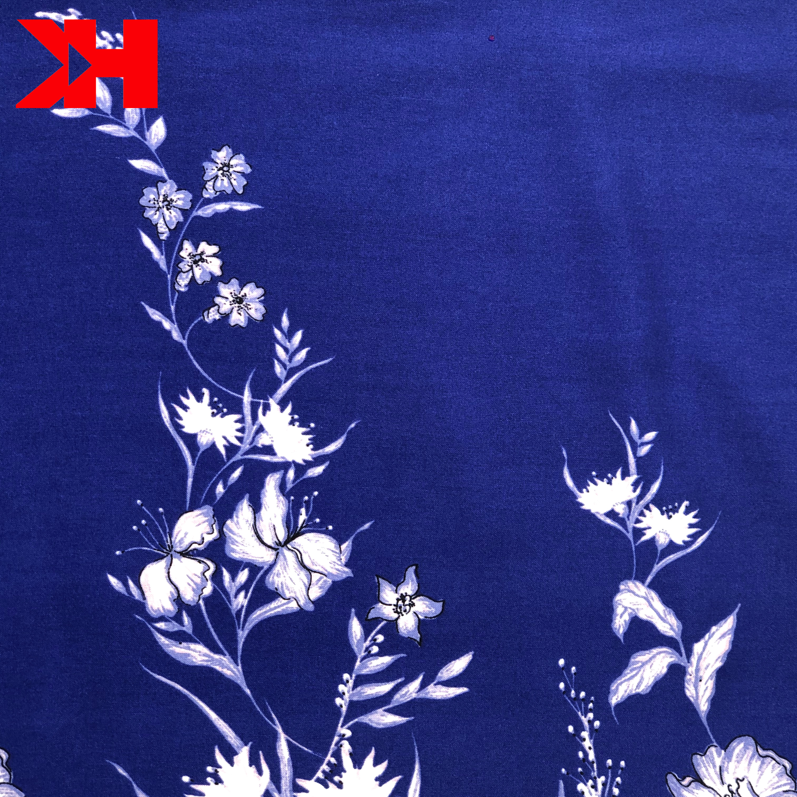 2020 hot sale 100% printed rayon viscose challis fabric for dresses