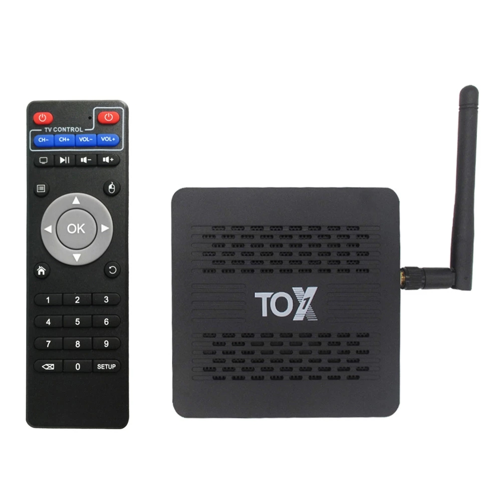 ТВ-приставка TOX1 S905X3, 4 + 32 ГБ, Android 9,0, Amlogic S905X3, Wi-Fi 2,4/5 ГГц