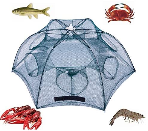 fish shrimp minnow crayfish crab baits trap dip cage fishing bait minnow crawfishes nylon crabbing net pinfish traps