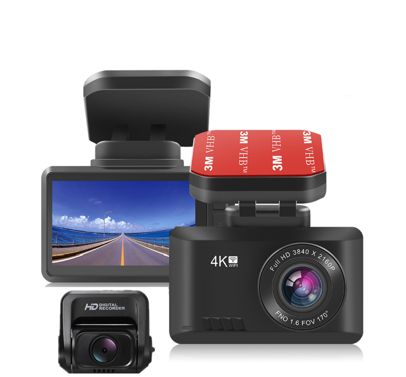 Видеорегистратор Vanci, 4K, 2,45 дюйма, GPS, Wi-Fi