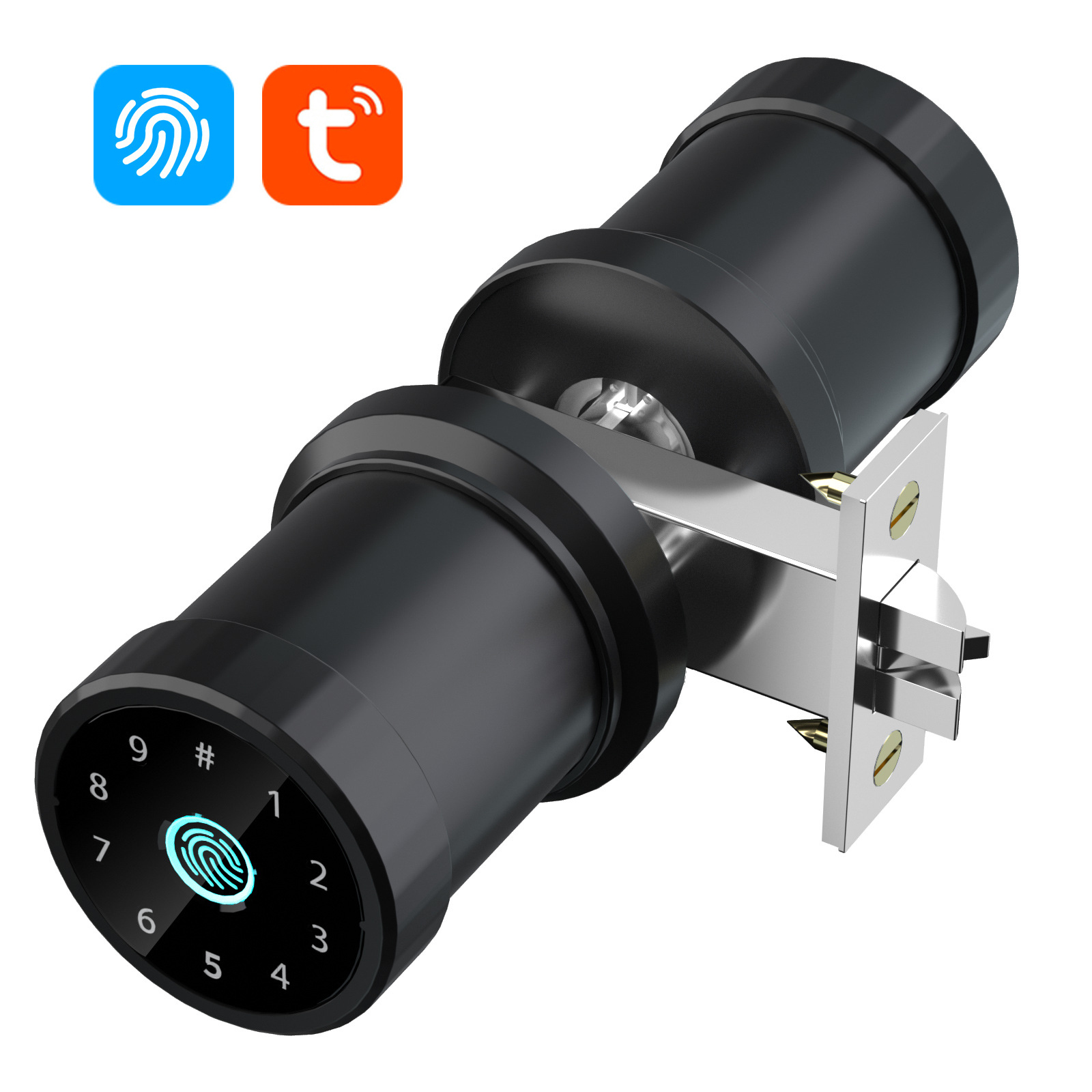Tuya Wifi TTLock APP Smart Home Door Lock Biometric Fingerprint Lock Digital Keyboard Knob Locks Smart Card