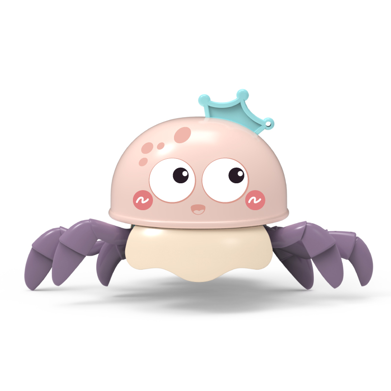 Funny jellyfish bath toys zipper kids bath baby sea animal bathroom toy OEM item Eco material