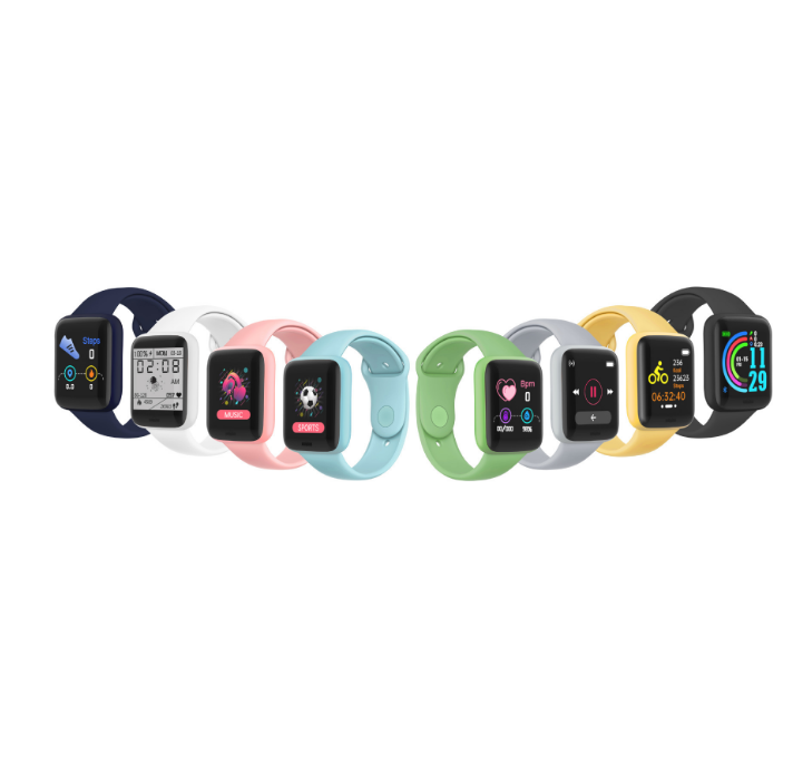 Best Selling Smart Watch D20 1.44 inch Fitness Tracker Smart Bracelet model Macaron color Fitpro APP Reloj D20 bracelet