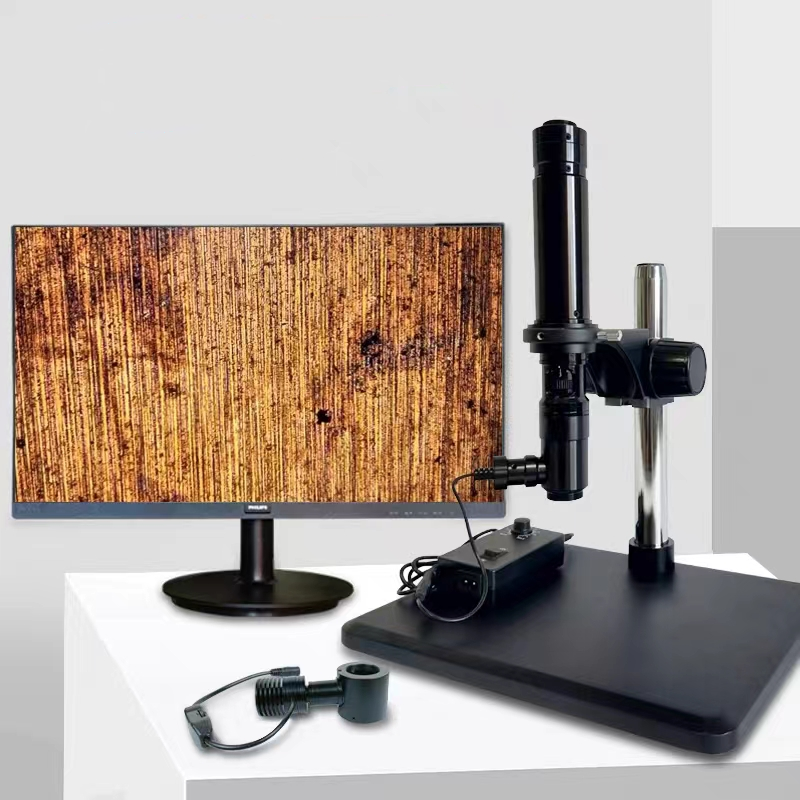 HD 400X 800X 1000x 2400X 2400X зум-микроскоп коаксиальный свет монокулярный C-mount непрерывный зум-объектив