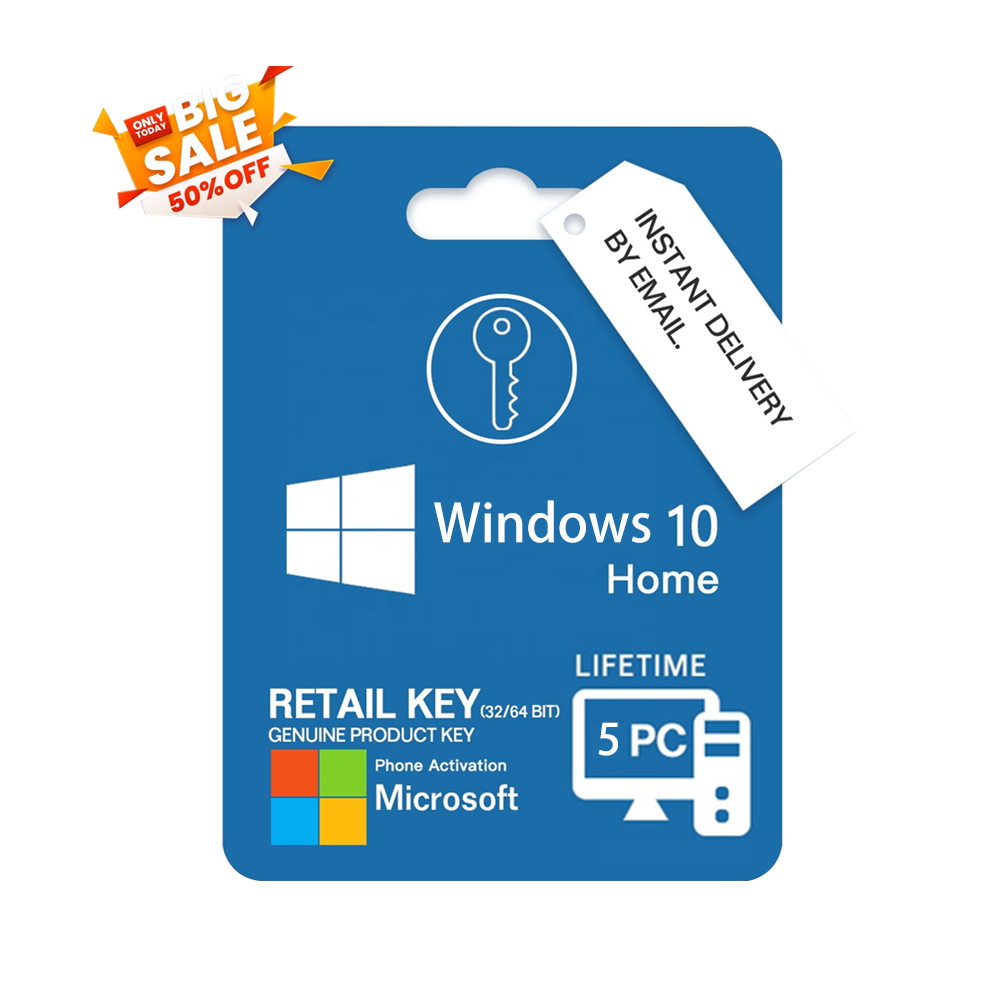 Онлайн 24 часа в наличии электронная почта доставка Win 10 домашний розничный ключ для 5 шт. 6 месяцев гарантии windows 10 домашний розничный ключ 5 шт.