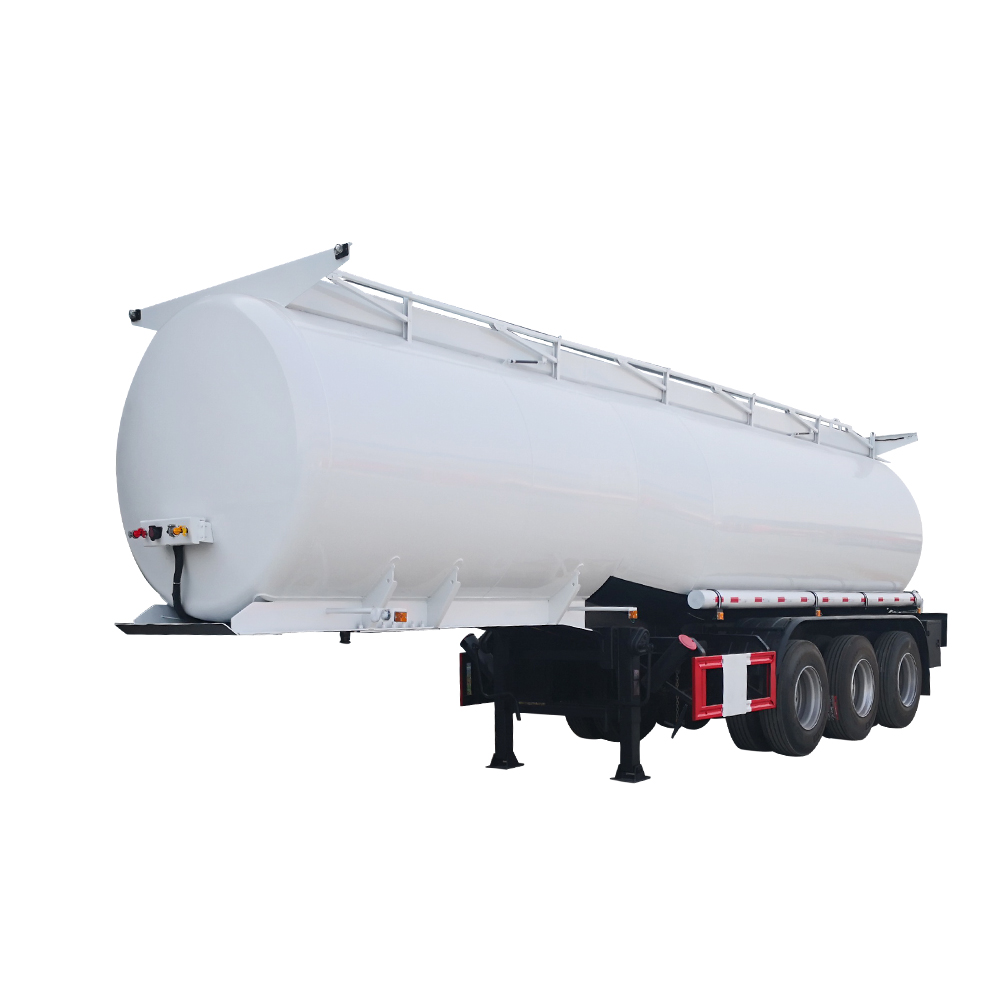45CBM carbon steel oil Fuel Tanker Semi trailer from China