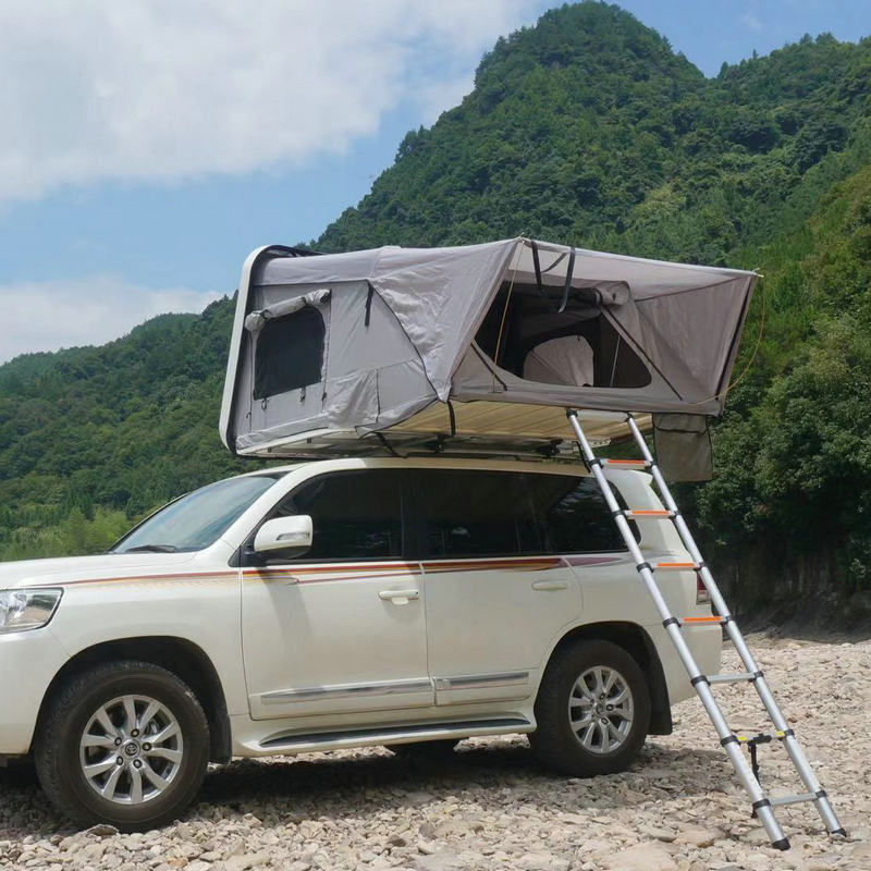 Abs Hard Shell Roof Diagonal Support Tent Self-driving Outdoor Equipment Camping Off-ground Tent Car Roof Tent