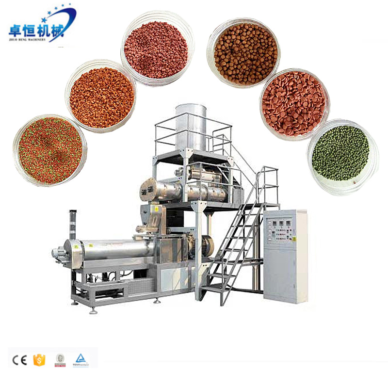 Fish Feed Floating Pellet Extruder Farm Machine