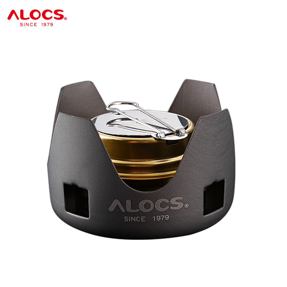 Алюминиевая мини-горелка Alocs, портативная горелка для пешего туризма, Походов, Кемпинга, спиртовая плита