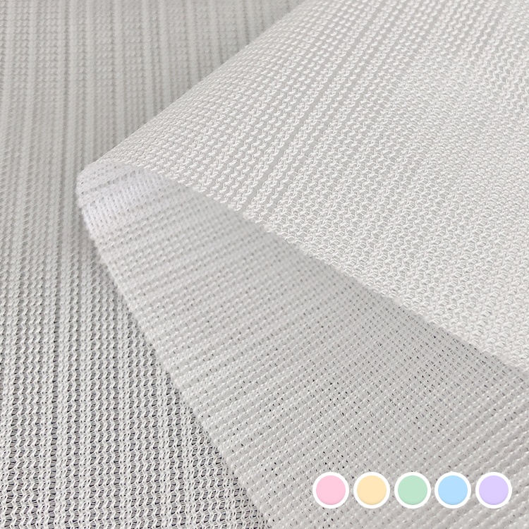 Cheap wholesale Decoration white leaves voile jacquard 100% Polyester sheer mesh stretch fabric