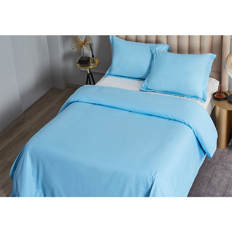 Sky blue hotel series duvet cover comfortable soft hand quilt cover set duvet cover