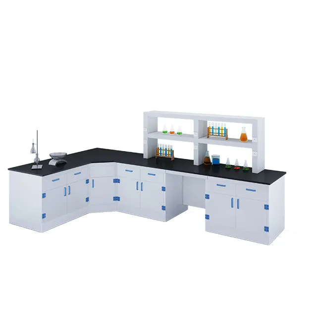 PP structure work bench dielectric properties physics laboratory work bench table with reagent shelf