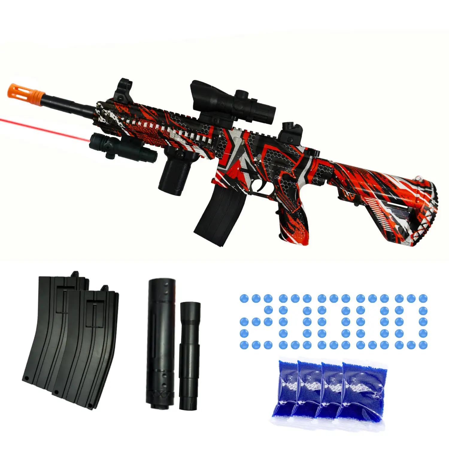 Multiple styles and colors Gel guns Blaster Electric M416 splatter ball Water gel Beads toy guns