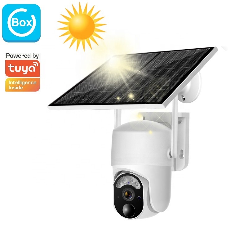 Ubox Tuya 4G беспроводная 3MP 4MP PTZ Солнечная камера видеонаблюдения Солнечная Wi-Fi камера система наружная Безопасность Sim-карта Солнечная камера
